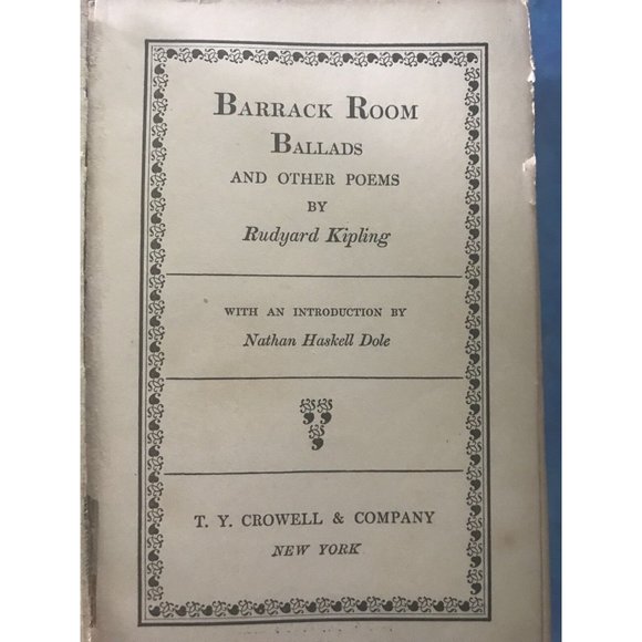 Rare vintage Rudyard Kipling  Barrack Room Ballads 1899 - Picture 4 of 11